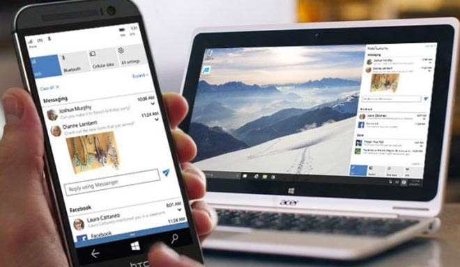 Nhận thông báo tới smartphone Android bằng máy tính Windows 10 - 1