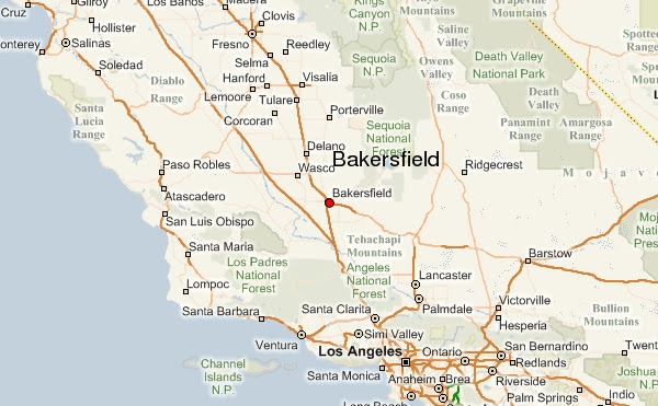 BAKERSFIELD MAP | Dictionary Bank