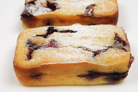 Blueberry Polenta Cakes© by Haalo