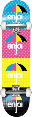 Enjoi CMYK Full Complete Skateboard (Multi, 7.6-Inch)