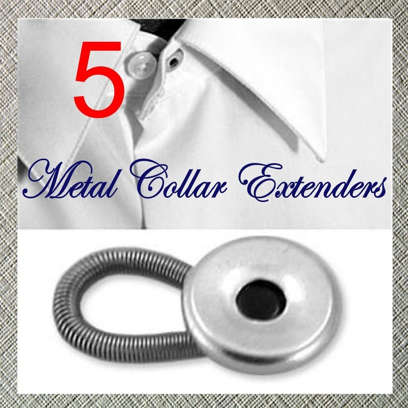 5 METAL SHIRT COLLAR EXTENDERS (NO PLASTIC)!! - eBay (item 310267301518 end time Mar-31-11 16:30:37 PDT)