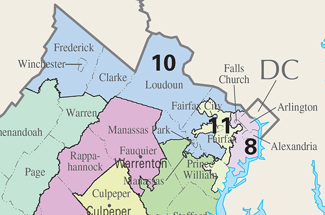 Virginia 8Th Congressional District Map