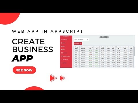How to build business software in google appscript in hindi