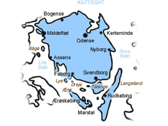 Kort Over Fyn Og Langeland Kort Over Fyn Og Langeland | stoffeerderijrozendal Kort Over Fyn Og Langeland