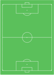 Vertical Soccer field template