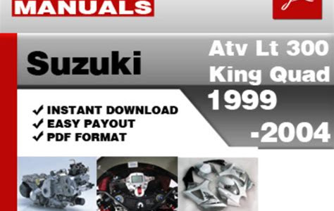 Download EPUB suzuki king quad lt 300 atv 1999 2004 workshop manual BookBoon PDF