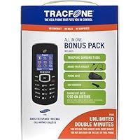 Samsung T105 Pre-Paid Cell Phone for TracFone - Black
