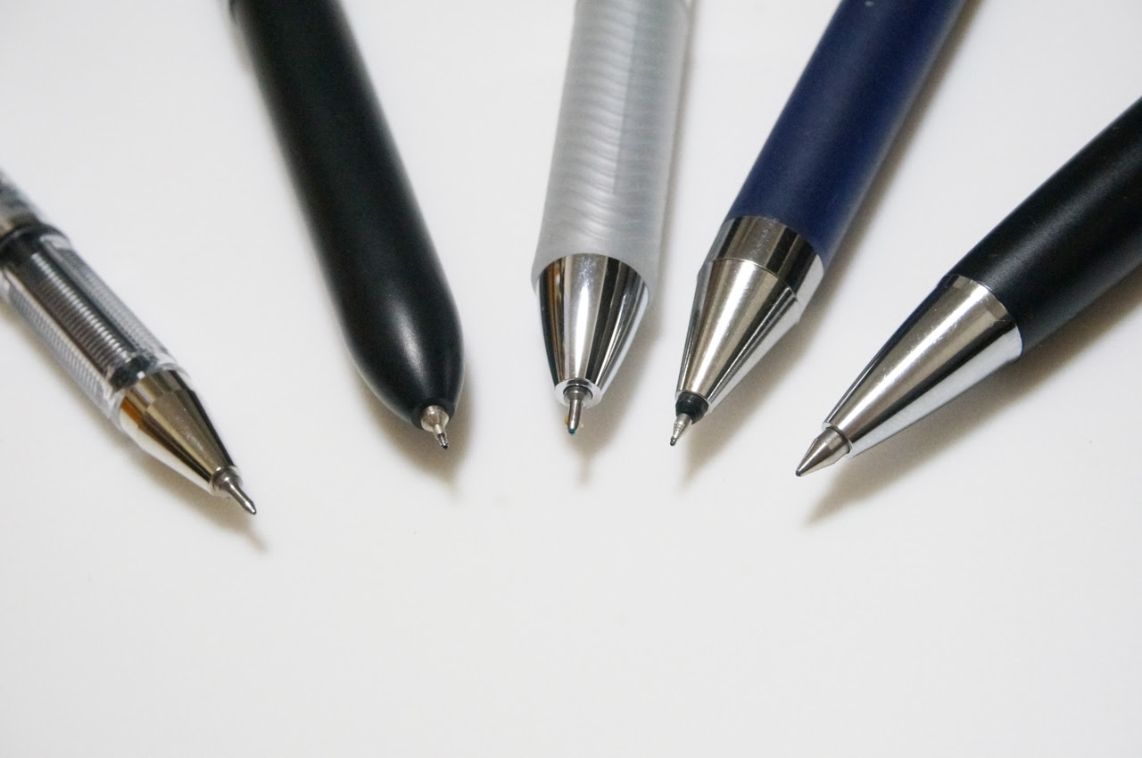 ブルーブラックのゲルインク ボールペンを比較してみる Pen4l 文房具ときどきコーヒー