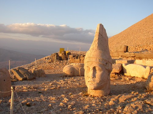 Mt Nemrut at Sunset - West