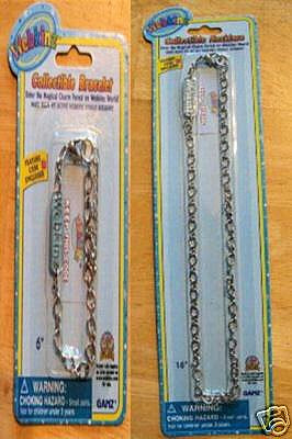 Webkinz Charm Bracelet and Necklace Set