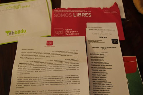 Propaganda electoral 21O