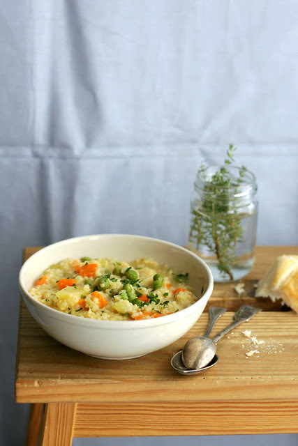 Millet and vegetables soup last