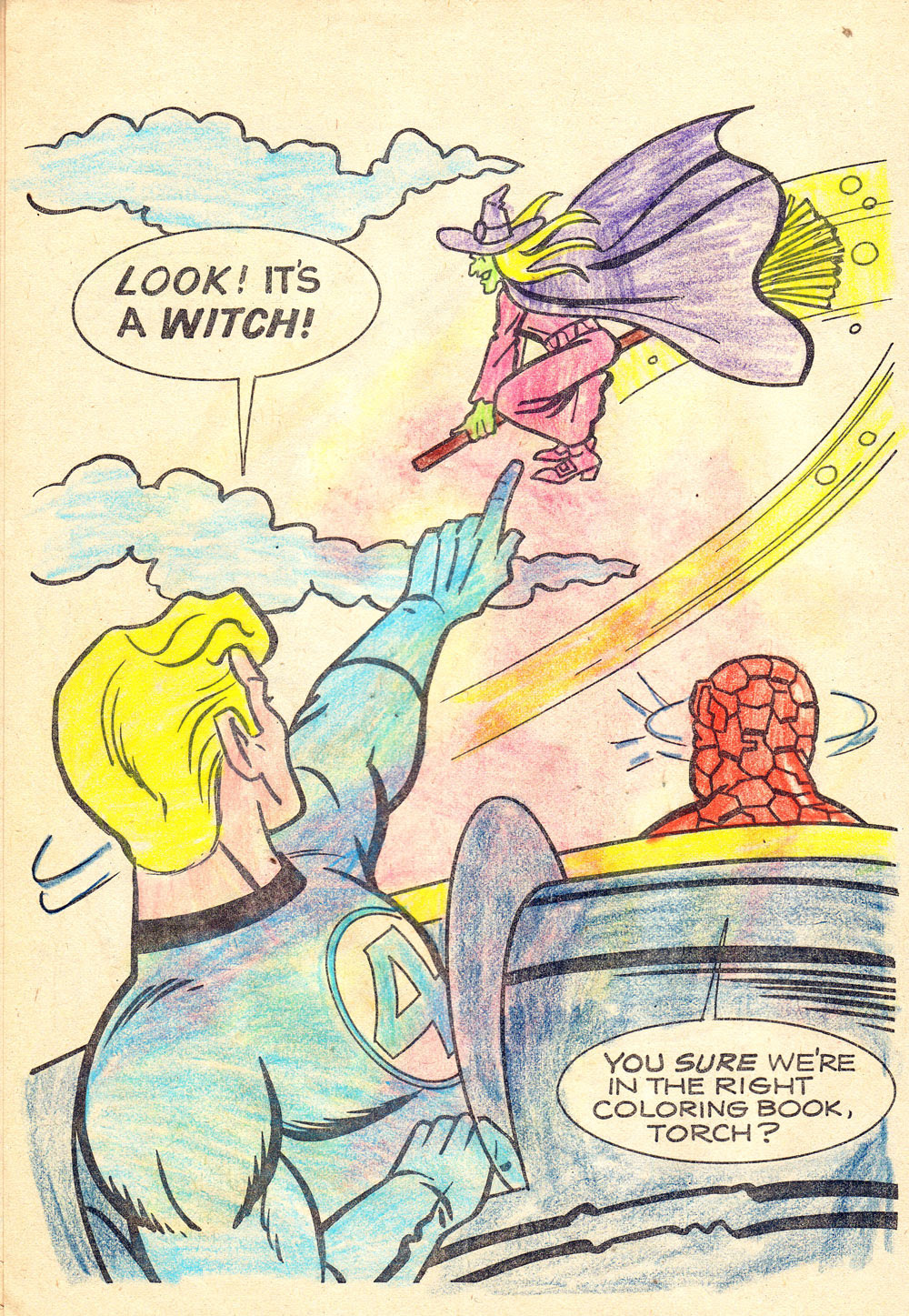 Fantastic Four colouring  book