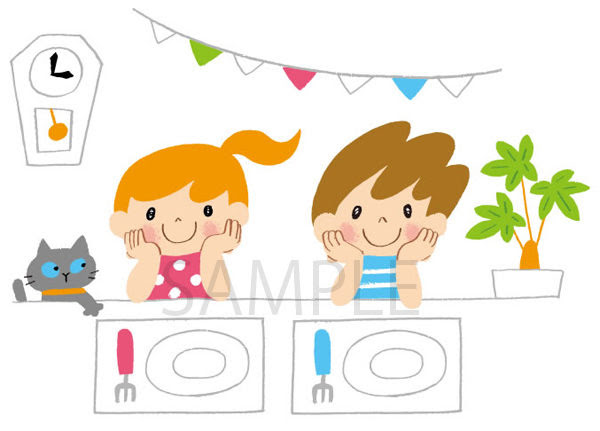 男の子と女の子のイラスト 子供のイラスト イラストレーターうつみちはる