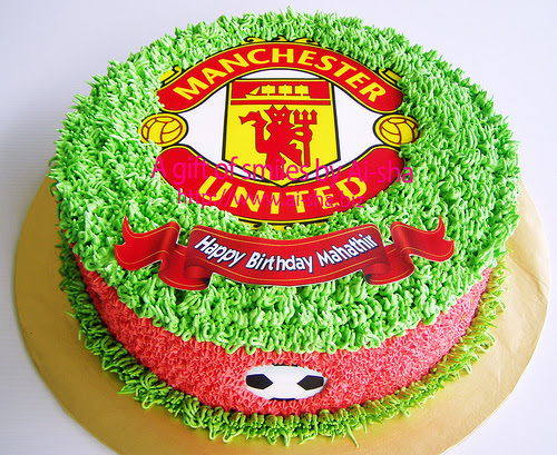 Birthday Cake Edible Image Manchester United 