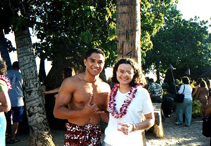 hunky luau guy