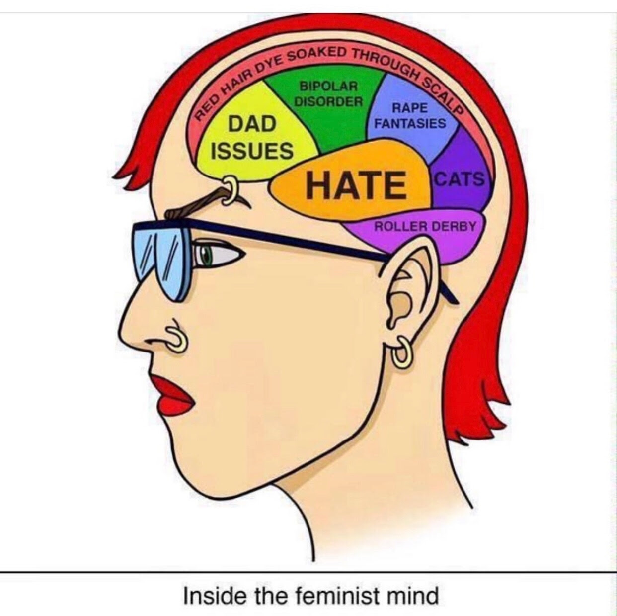 Also Could Be Blue Green Or Purple Hair Dye Meme By Bigaz66 Memedroid