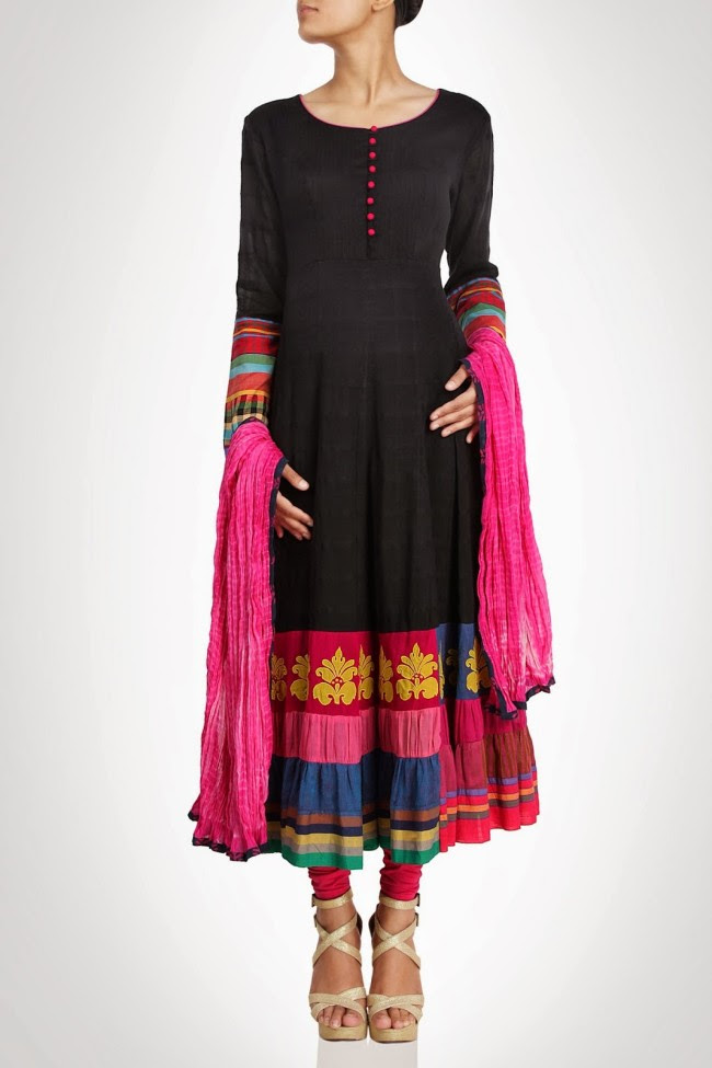 Anarkali-Churidar-Shalwar-Kameez-New-Fashionable-Dress-for-Girls-by-Bebashri-Samanta-6