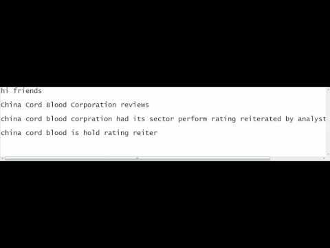 VIDEO : china cord blood corporation reviews - china cord bloodcorporation reviews. ...