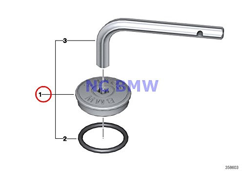BMW Genuine R1200GS R1200R R1200RT Motorcycle SAFETY SCREW FOR OIL FILLER CAP