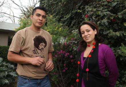 José Antonio Zuñiga, el "presunto culpable" y Layda Negrete, la productora. Foto: Benjamin Flores