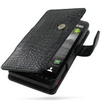 PDair Leather case for Motorola DROID X MB810 - Book Type