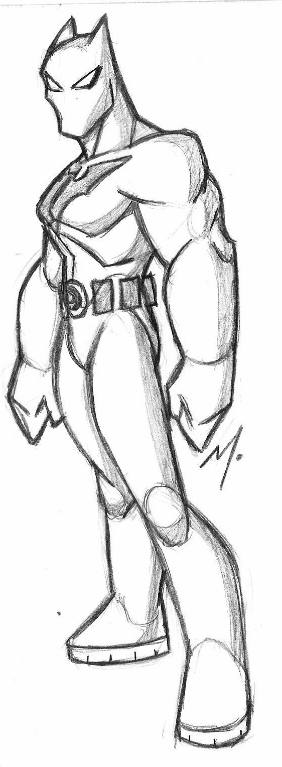BATMAN BEYOND QUICK SKETCH by icemaxx1 on DeviantArt