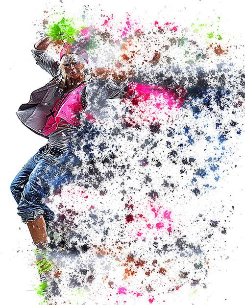 Dispersion-Photoshop-Action