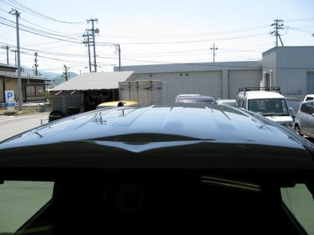 落雪によるヘコミの修理