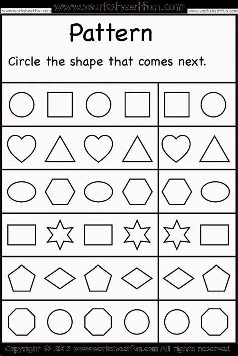  kindergarten worksheets free coloring sheet