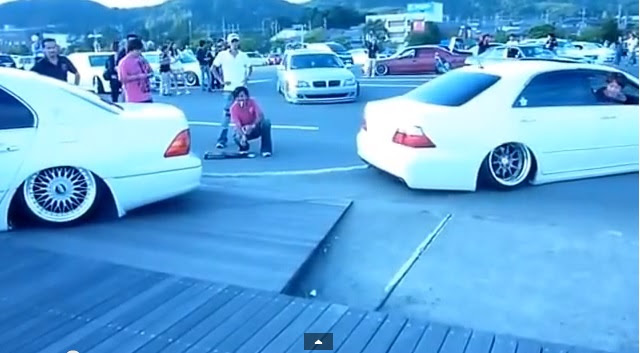 Vipヤン車セルシオが船の浅瀬乗り上げのようだと話題