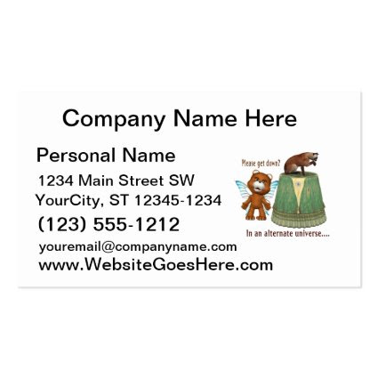 teddy bear asking siamese off table txt alternate business card templates
