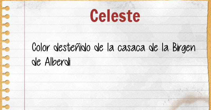 Que Significa Celeste