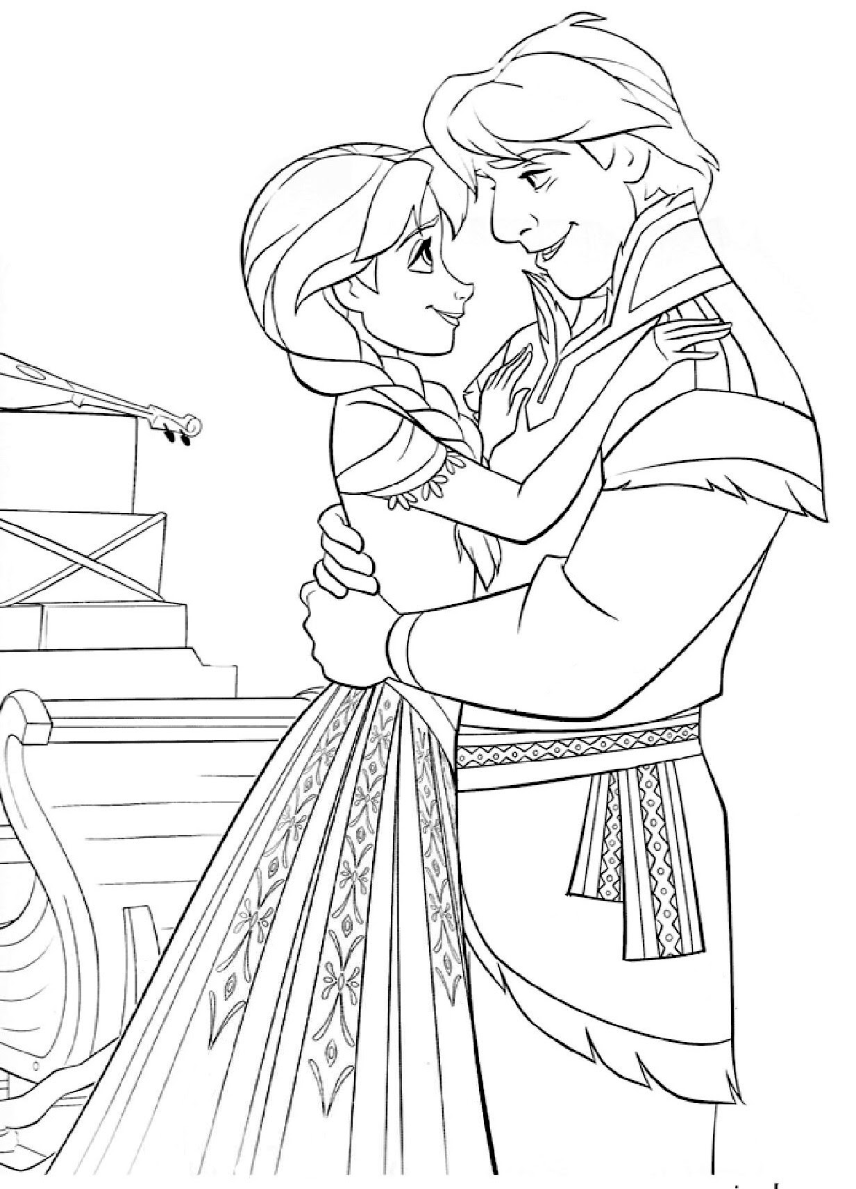 Coloriage reine des neiges gratuit dessin a imprimer 160