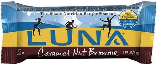 Luna Bars, Caramel Nut Brownie, 1.69-Ounce Bars, 15 Count