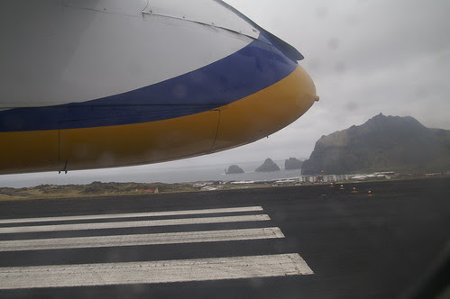 Take off at Heimaey