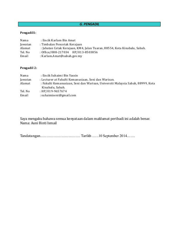Contoh Resume Bahasa Melayu