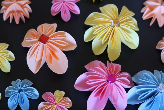 Origami Blume Basteln