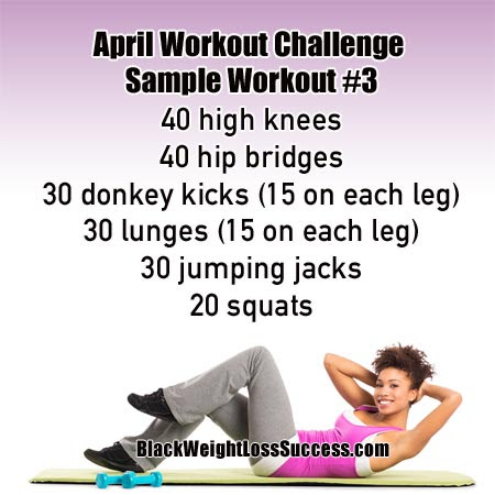 April Workout Challenge - Spring Into Fitness 2014 | Black ...