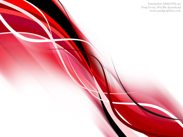wallpaper red abstract. Red and blue abstract waves
