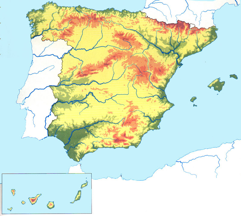 Spagna Aspetti Fisici