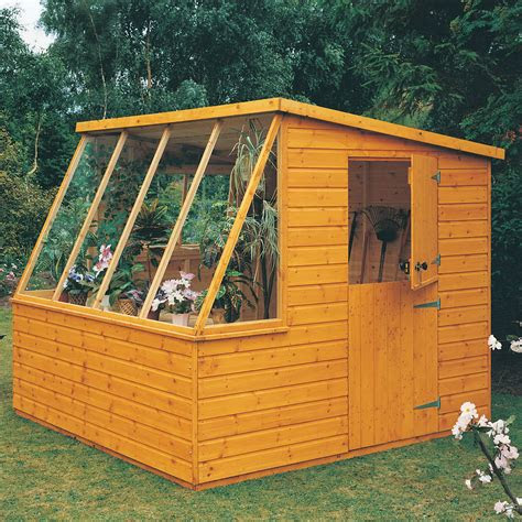 iceni pent shiplap wooden shed  assembly service
