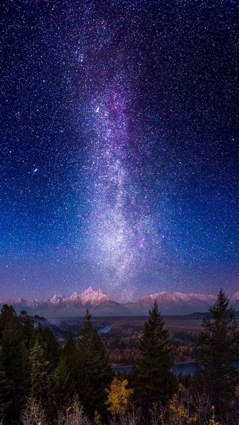 galaxy view  night wallpaper iphone wallpaper iphone