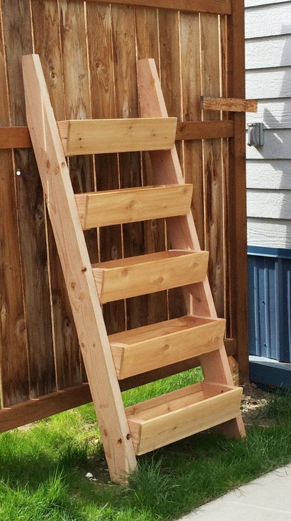 Vertical Wooden Box Planter | The Owner-Builder Network