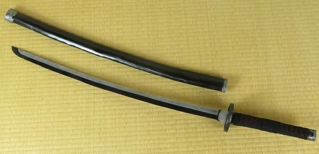 炭治郎の日輪刀の作り方 型紙付き コスプレ造形の作り方と型紙のサイト ギャクヨガ 作例400種以上公開 武器 防具 小道具等