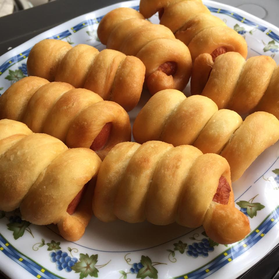Resipi Roti Sosej – Asap Dapur