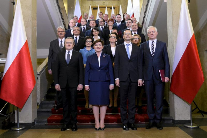 Image result for Photos Beata Szydlo,of Polish Parliament with President Duda