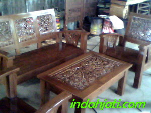 Kursi Tamu Minimalis Jati Ukir Pohon Kelapa Indahjati com Kursi Tamu Minimalis Jati Ukir Pohon Kelapa Indahjati com