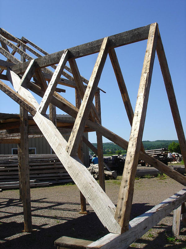 reclaimed heritage timber frame for sale: the noel cape