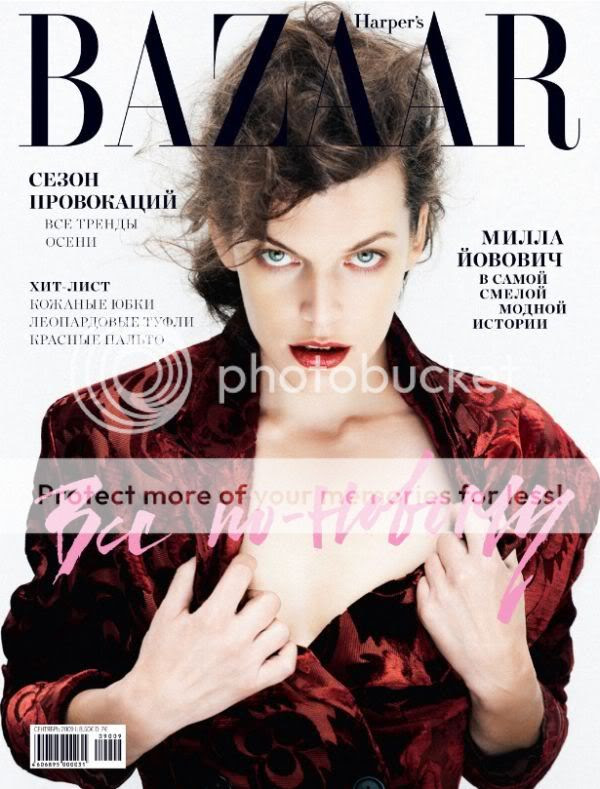 Milla Jovovich for Harper’s Bazaar Russia